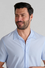 AIR Resort Shirt Solid // Powder Blue