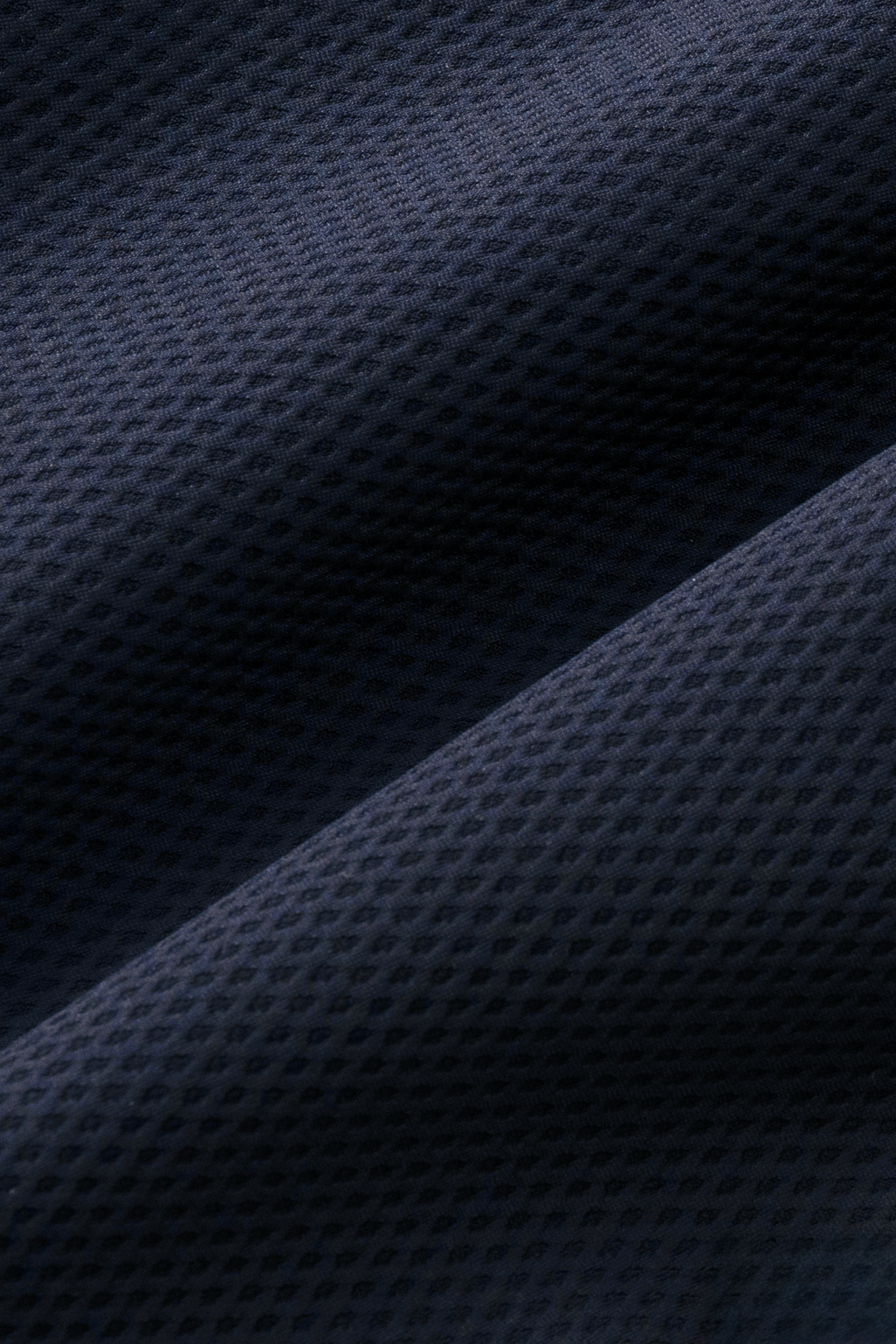 AIR Zip Polo Solid // Navy
