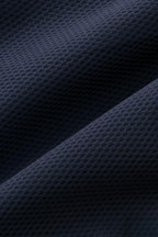 AIR Zip Polo Solid // Navy