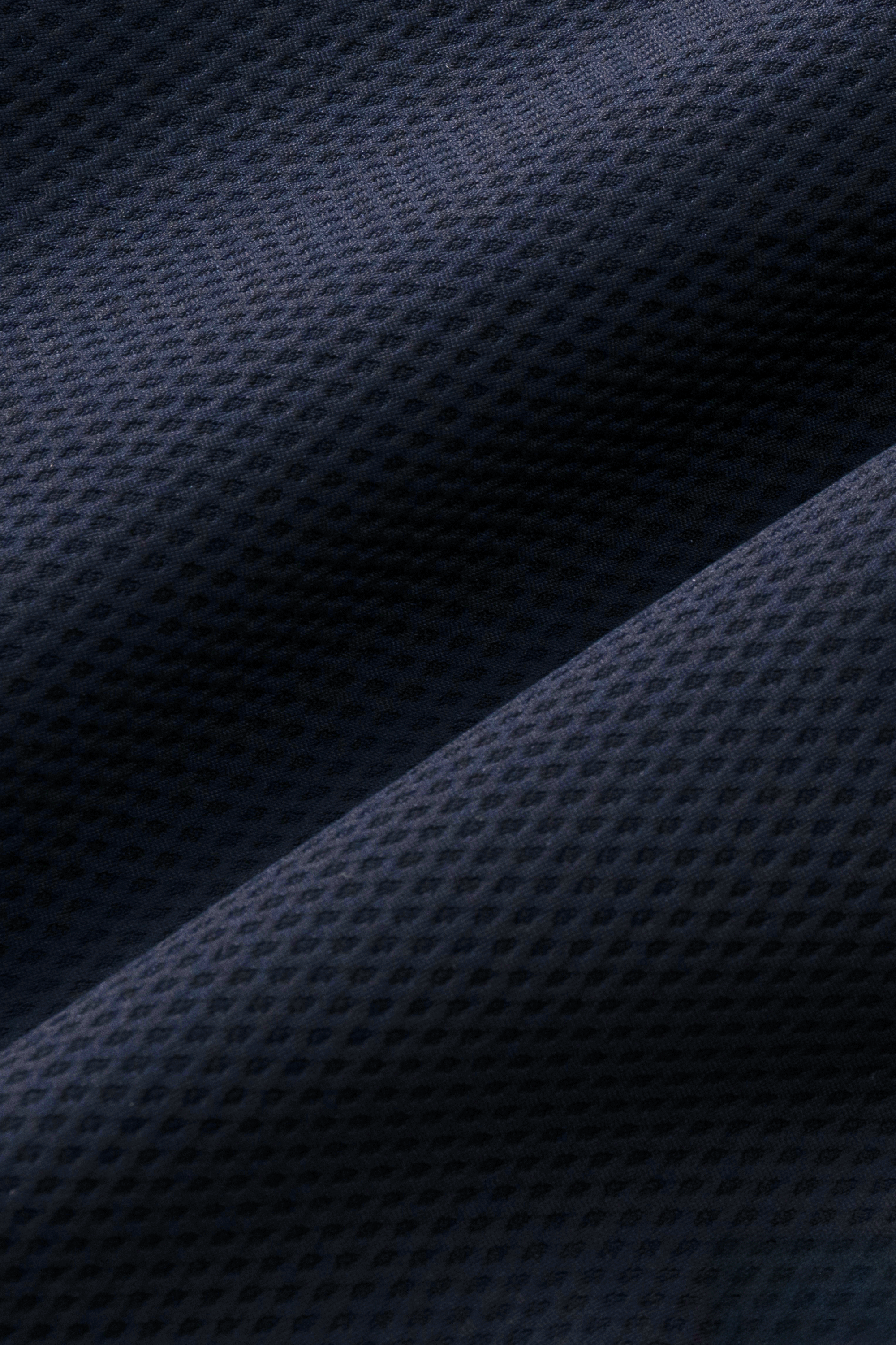 AIR Zip Polo Solid // Navy