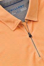 AIR Zip Polo Solid // Orange