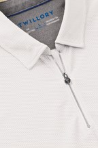 AIR Zip Polo Solid // White