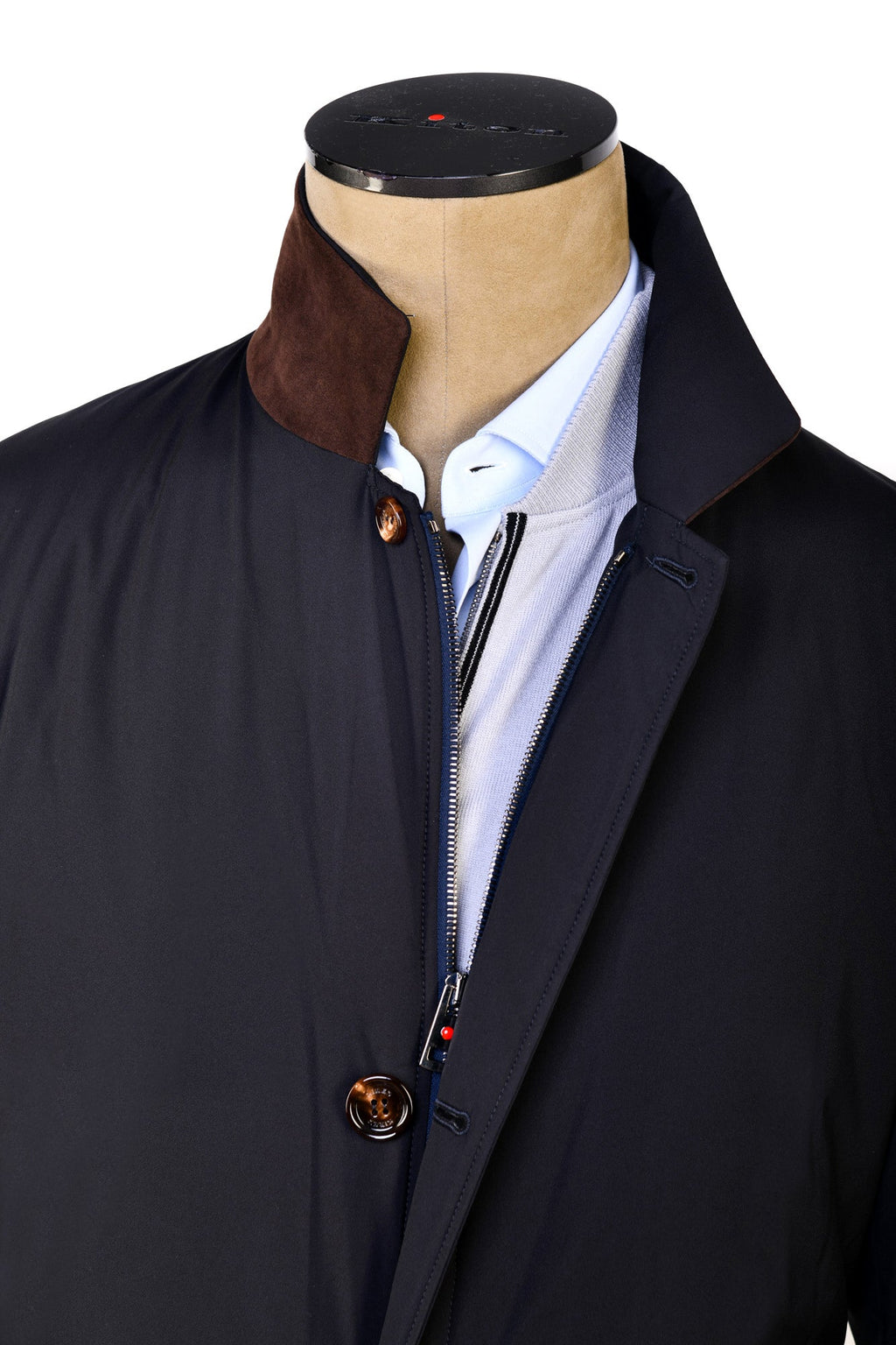Kired by Kiton Sherp Zip-Up Overcoat
