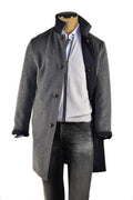 Kired by Kiton Peak Cashmere Reversible Overcoat