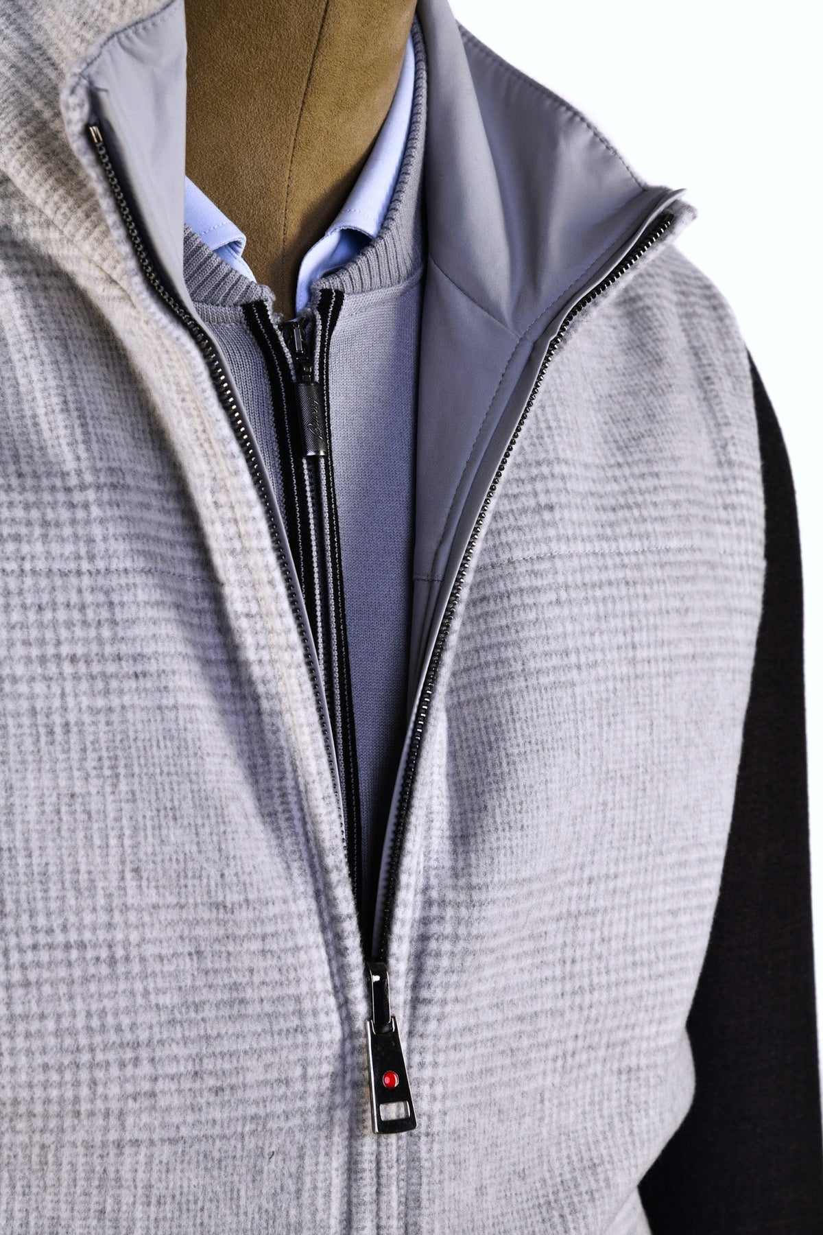 Kired by Kiton Gange Reversible Wool-Cashmere Vest