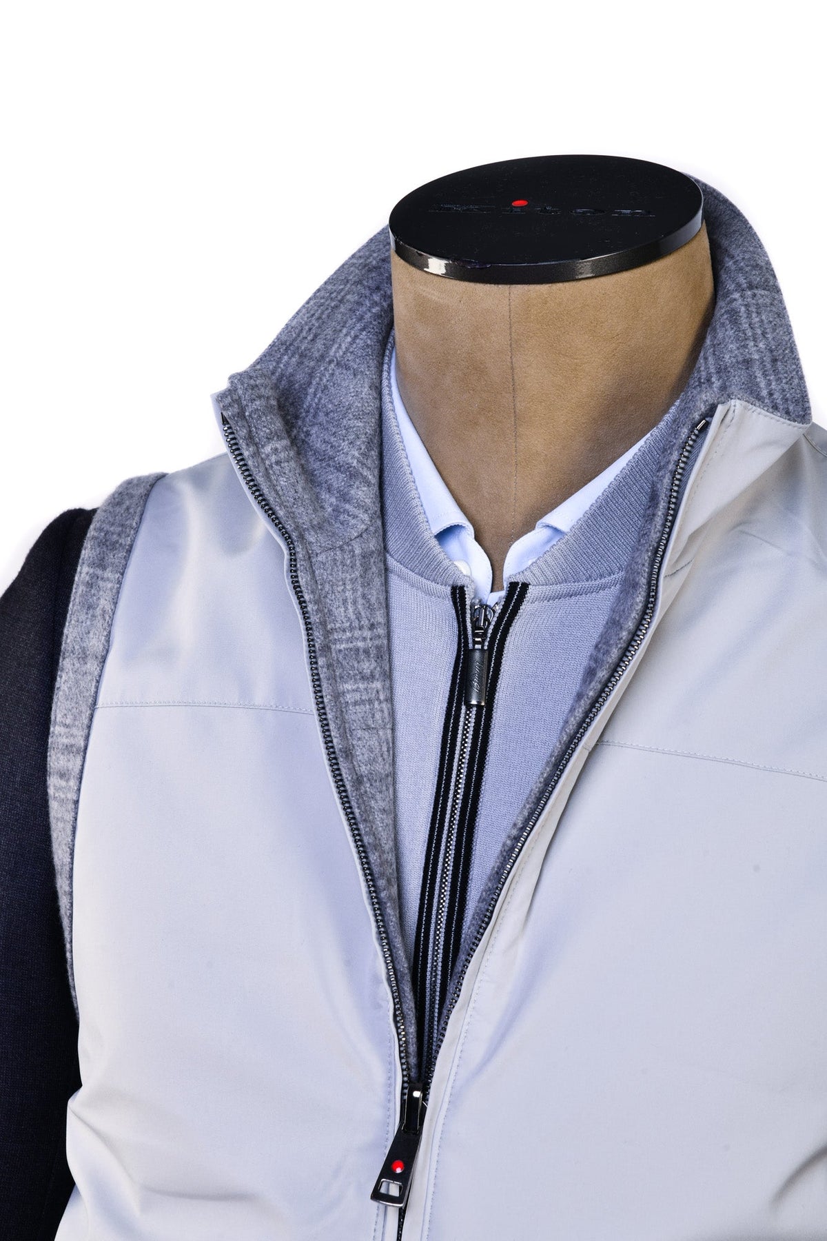 Kired by Kiton Gange Reversible Wool-Cashmere Vest