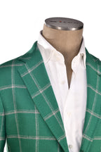 Sartorio Windowpane Virgin Wool-Cashmere Sport Jacket