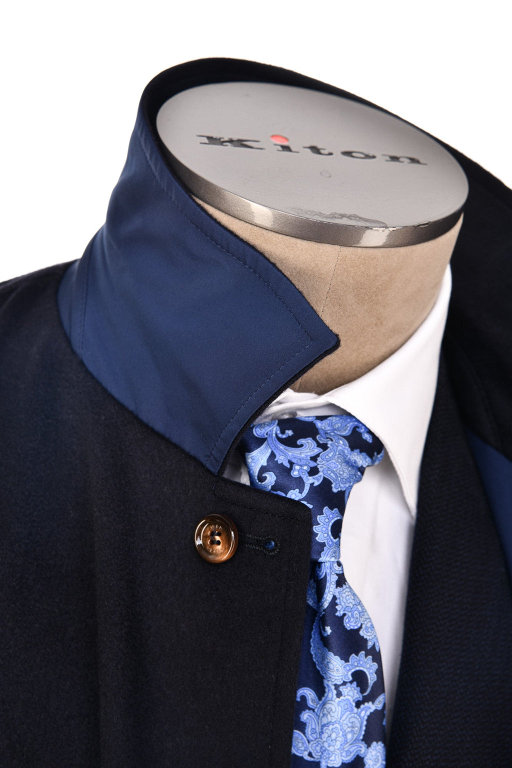 Kired by Kiton Peak Cashmere Reversible Overcoat