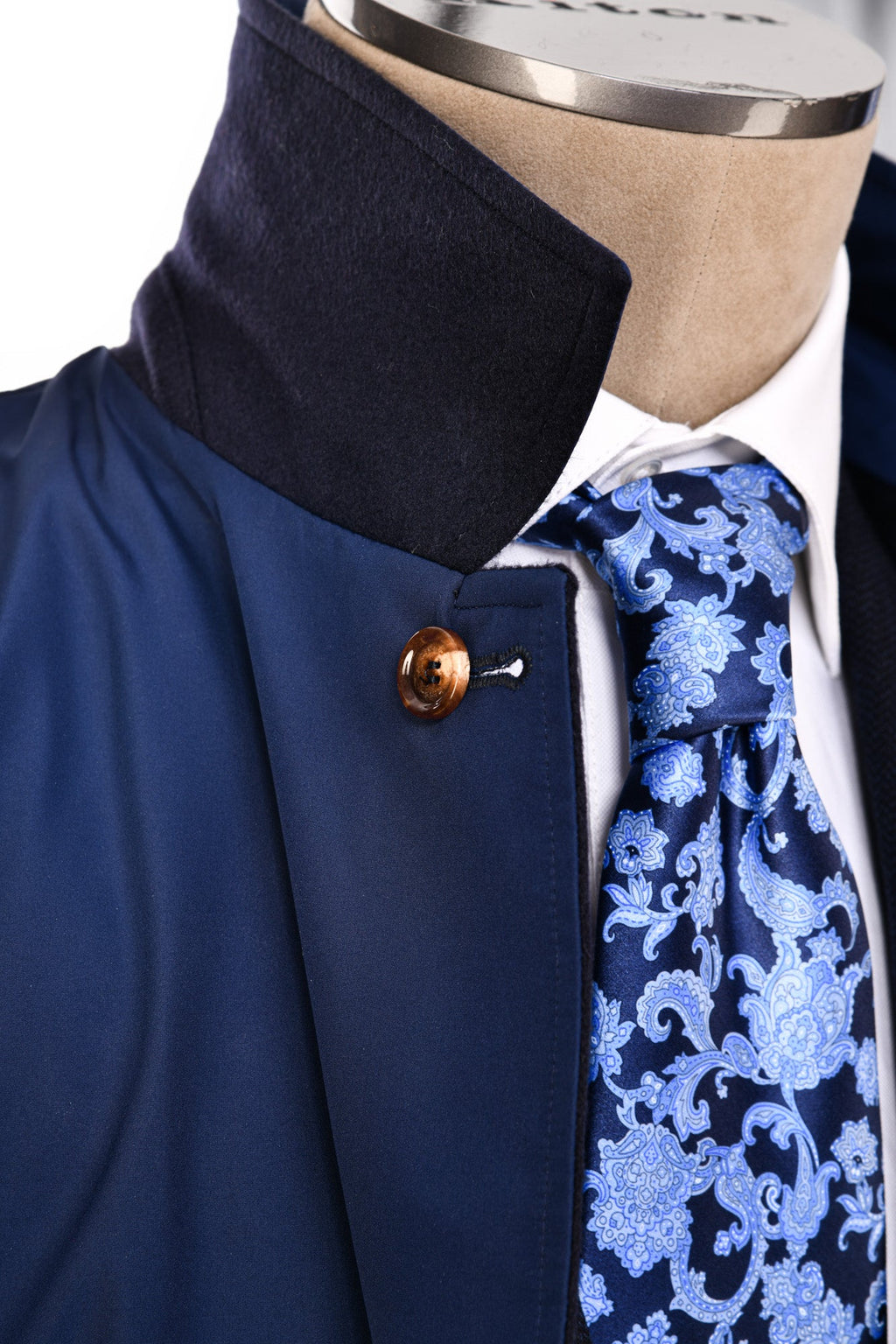 Kired by Kiton Peak Cashmere Reversible Overcoat