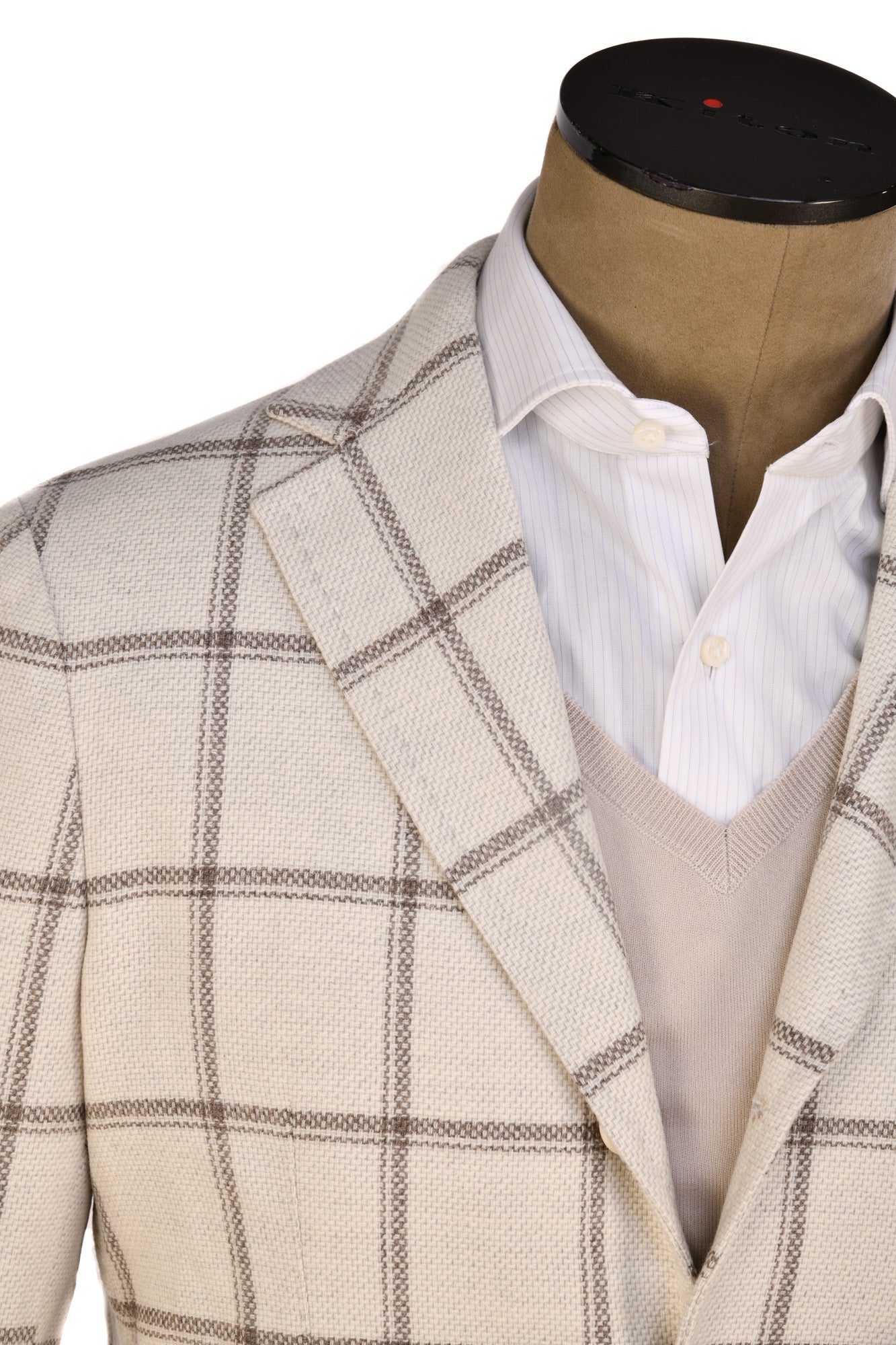 Sartorio Windowpane Virgin-Wool Sport Jacket
