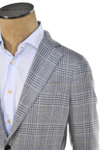 Sartorio Prince of Wales Wool-Silk Sport Jacket