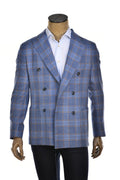Sartorio Double-Breasted Wool-Silk Sport Jacket
