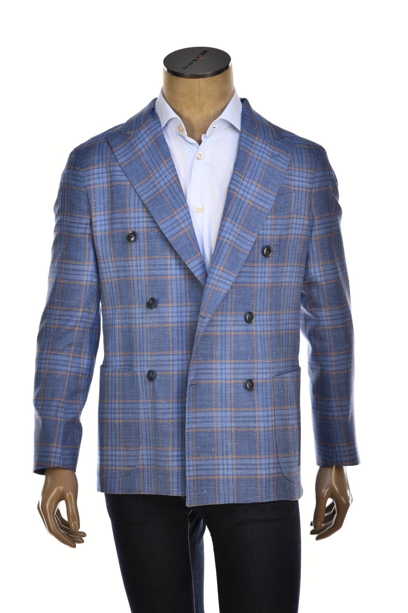Sartorio Double-Breasted Wool-Silk Sport Jacket