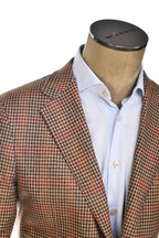 Carlo Barbera Houndstooth Wool-Cashmere Sport Jacket