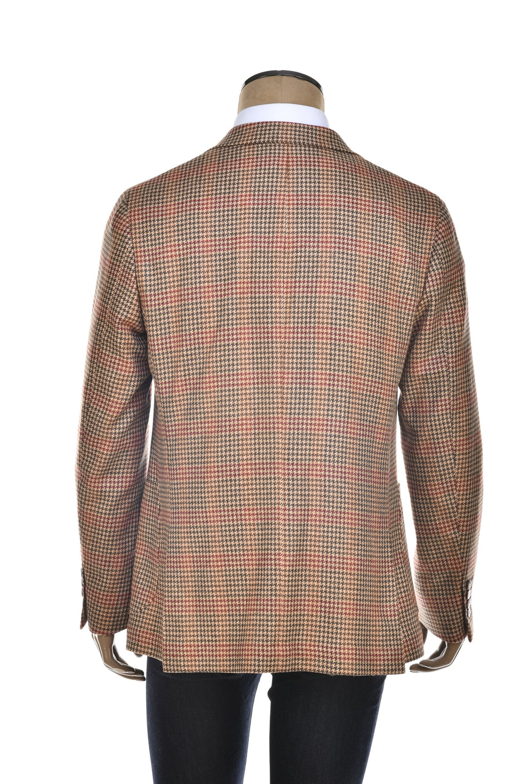 Carlo Barbera Houndstooth Wool-Cashmere Sport Jacket