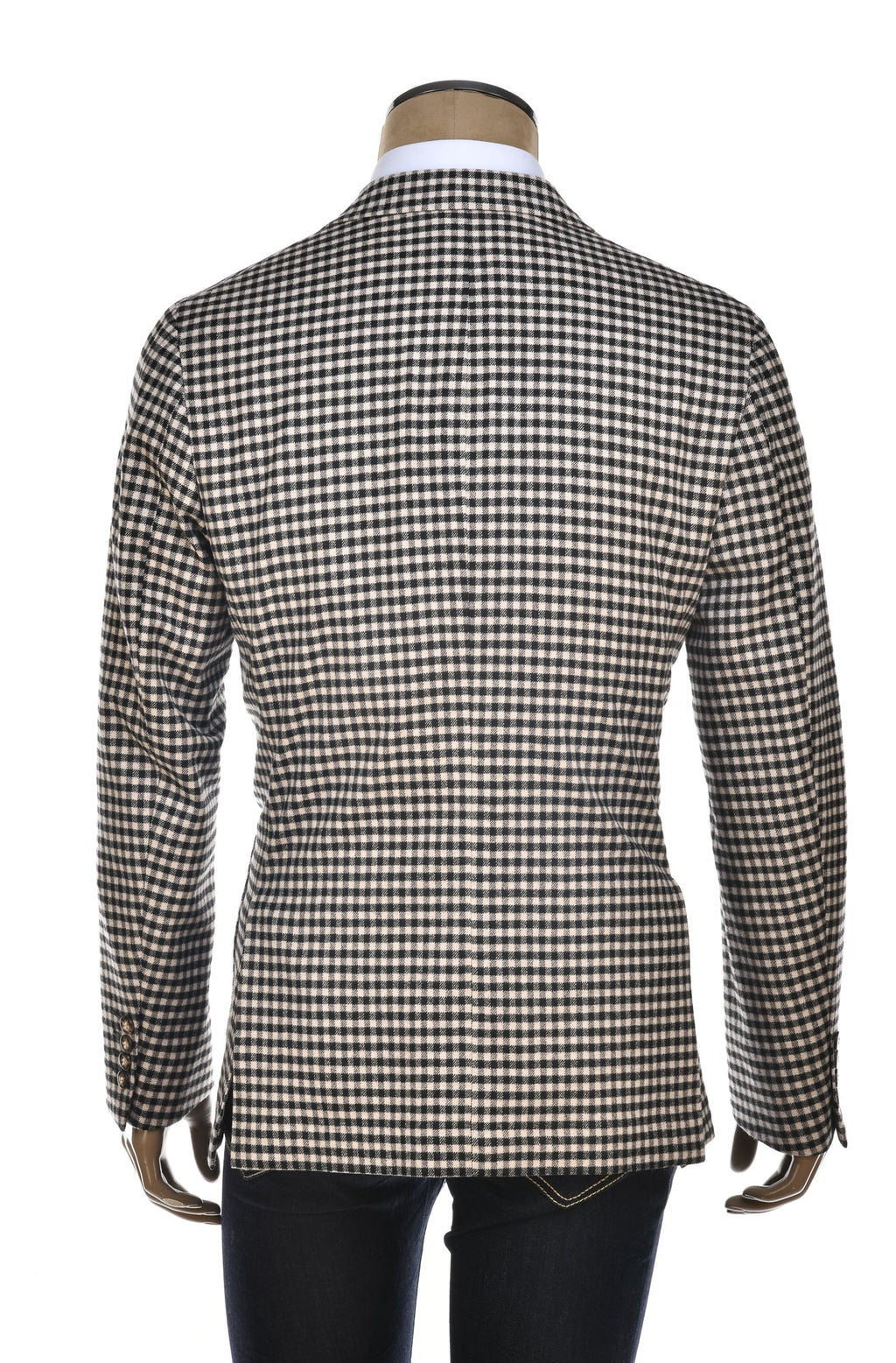 Carlo Barbera Shepherd Check Wool-Cashmere Sport Jacket