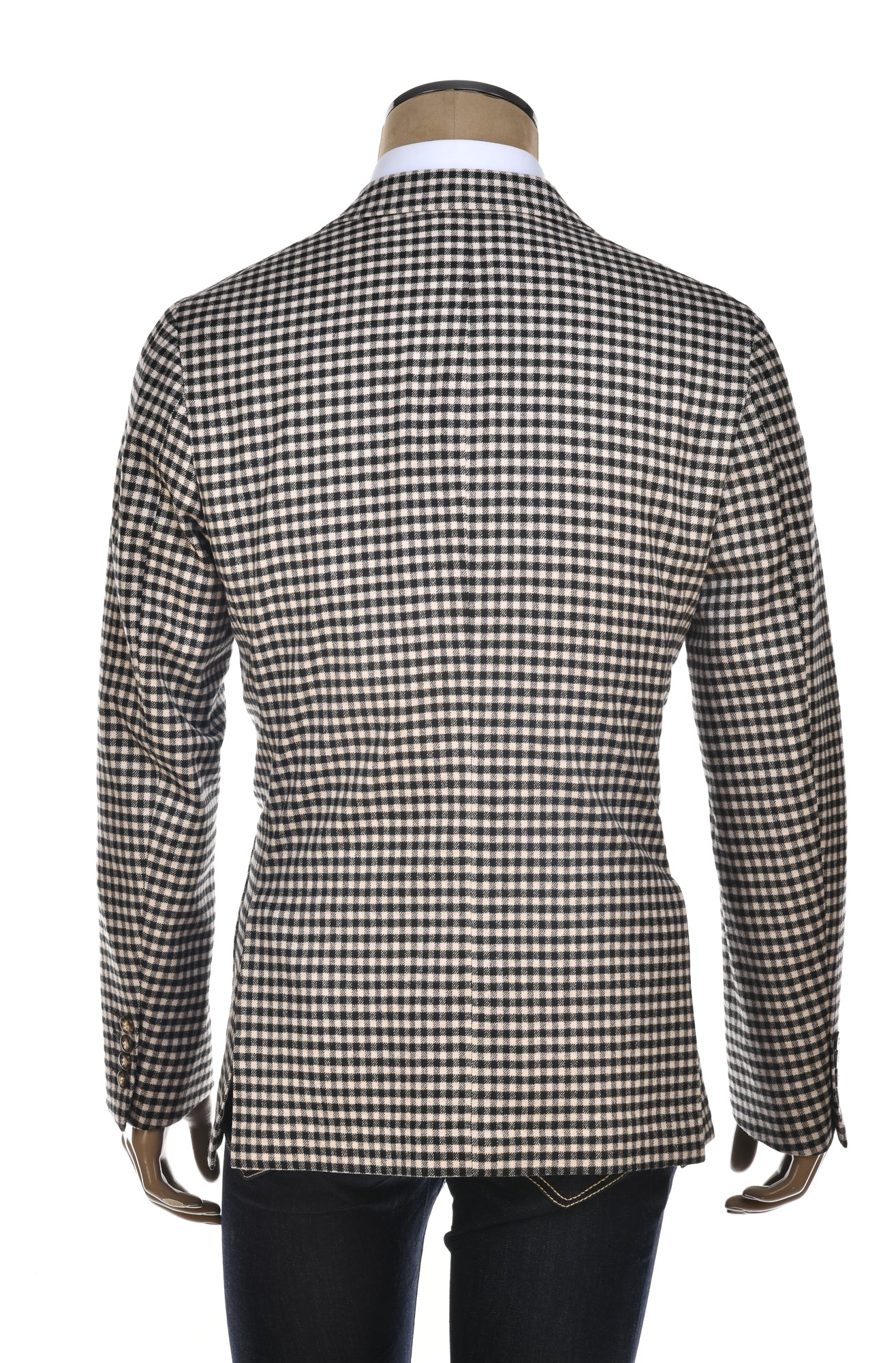Carlo Barbera Shepherd Check Wool-Cashmere Sport Jacket