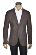 Carlo Barbera Gingham Wool-Cashmere Sport Jacket