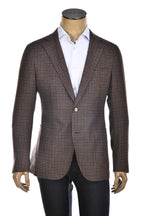 Carlo Barbera Gingham Wool-Cashmere Sport Jacket