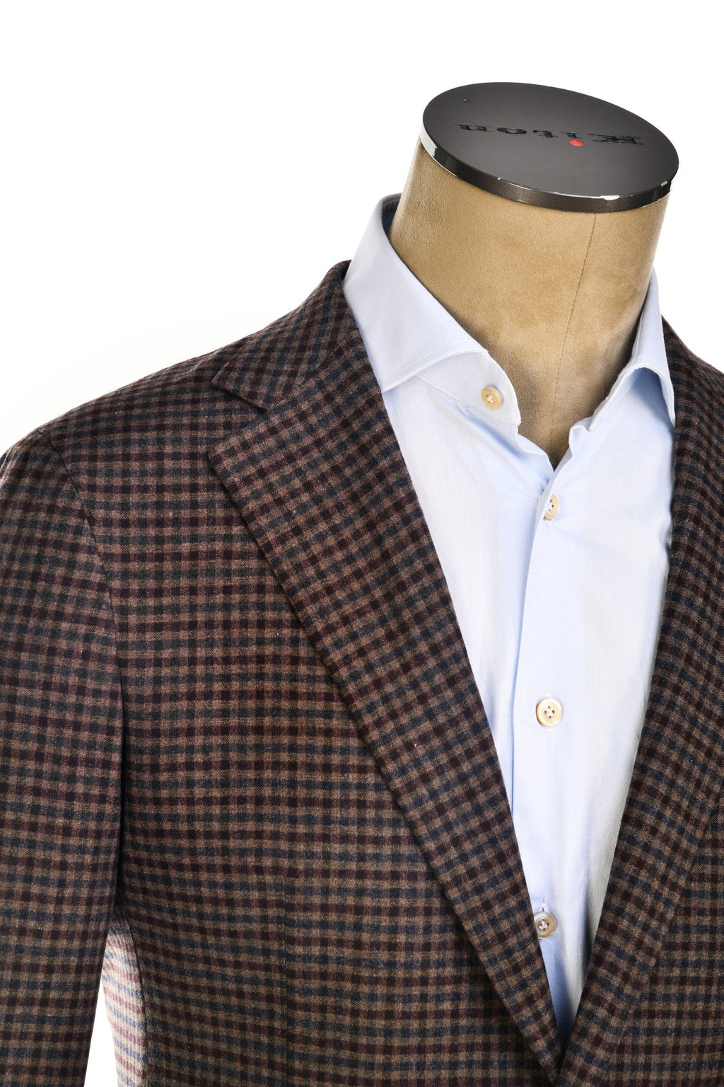 Carlo Barbera Gingham Wool-Cashmere Sport Jacket