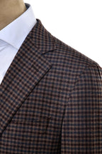 Carlo Barbera Gingham Wool-Cashmere Sport Jacket