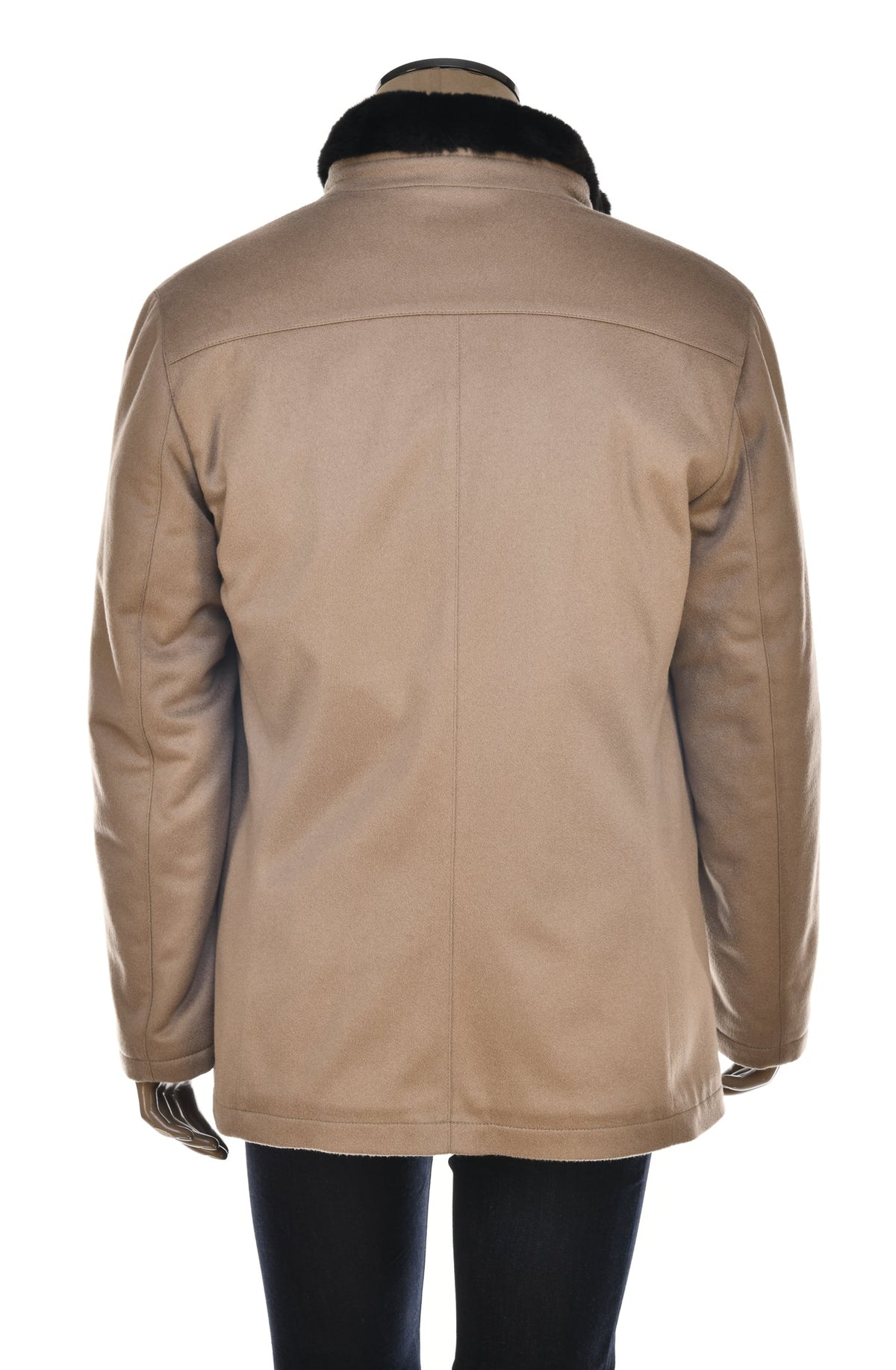 Kired Salta Cashmere/ Beaver Fur Overcoat