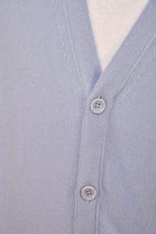Manrico Cashmere Button Down V-Neck Cardigan