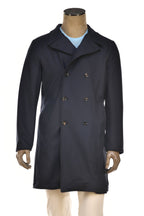 Kired Gyala Acrylic-Wool Double-Breasted Reversible Overcoat