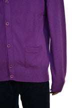 Manrico Cashmere Button Down V-Neck Cardigan