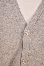 Manrico Cashmere Button Down V-Neck Cardigan