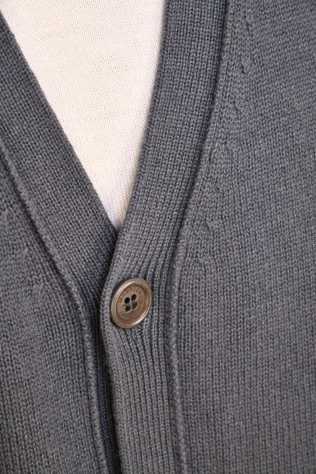 Manrico Cashmere Button Down V-Neck Cardigan