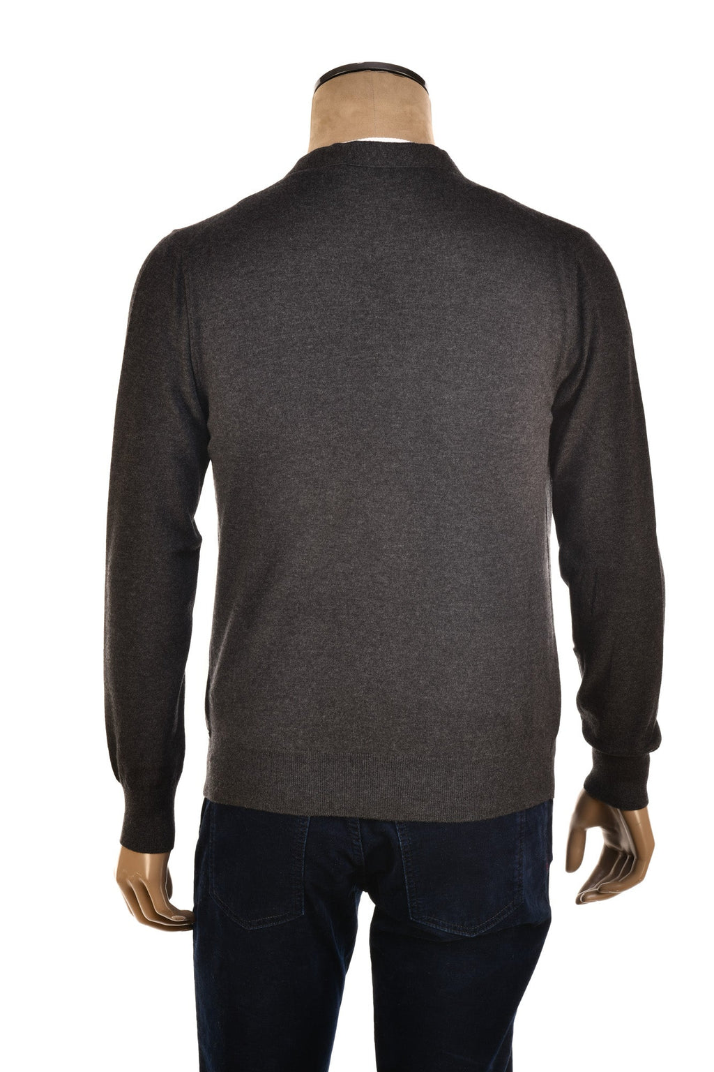 Manrico Cashmere Button Down V-Neck Cardigan
