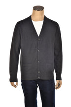 Manrico Cashmere Button Down V-Neck Cardigan