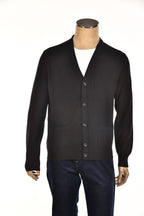 Manrico Cashmere Button Down V-Neck Cardigan