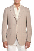 Brunello Cucinelli Prince of Wales Cotton Sport Jacket