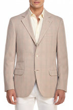 Brunello Cucinelli Prince of Wales Cotton Sport Jacket