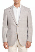 Brunello Cucinelli Glen Check Cotton Sport Jacket