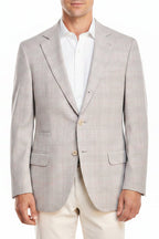 Brunello Cucinelli Glen Check Cotton Sport Jacket