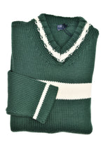 Fedeli Virgin Wool V-Neck Knit Sweater