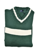 Fedeli Virgin Wool V-Neck Knit Sweater