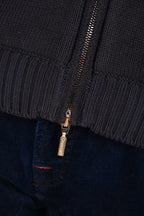 Cruciani Cotton Zip-Up Sweater