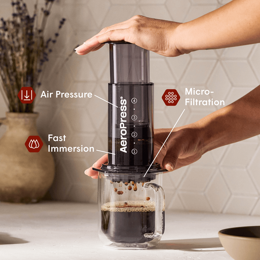 AeroPress Coffee Maker - Clear & Colors