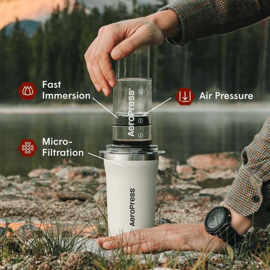 AeroPress Coffee Maker - Go Plus
