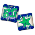 2027 BG Multiple Bag Models - "BROKEN HEX" - ACL Comp Stamped Cornhole Bags - SET OF 4 BAGS