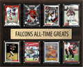 Atlanta Falcons All Time Greats Legends Plaque 8 Cards Deion Sanders Matt Ryan