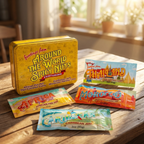 Around the World Spicy Mixed Nuts Sampler Tin – A Global Culinary Adventure