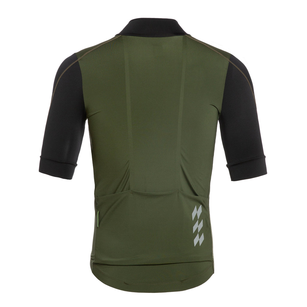 Alitios Men's Army Green/Black Vertos Jersey