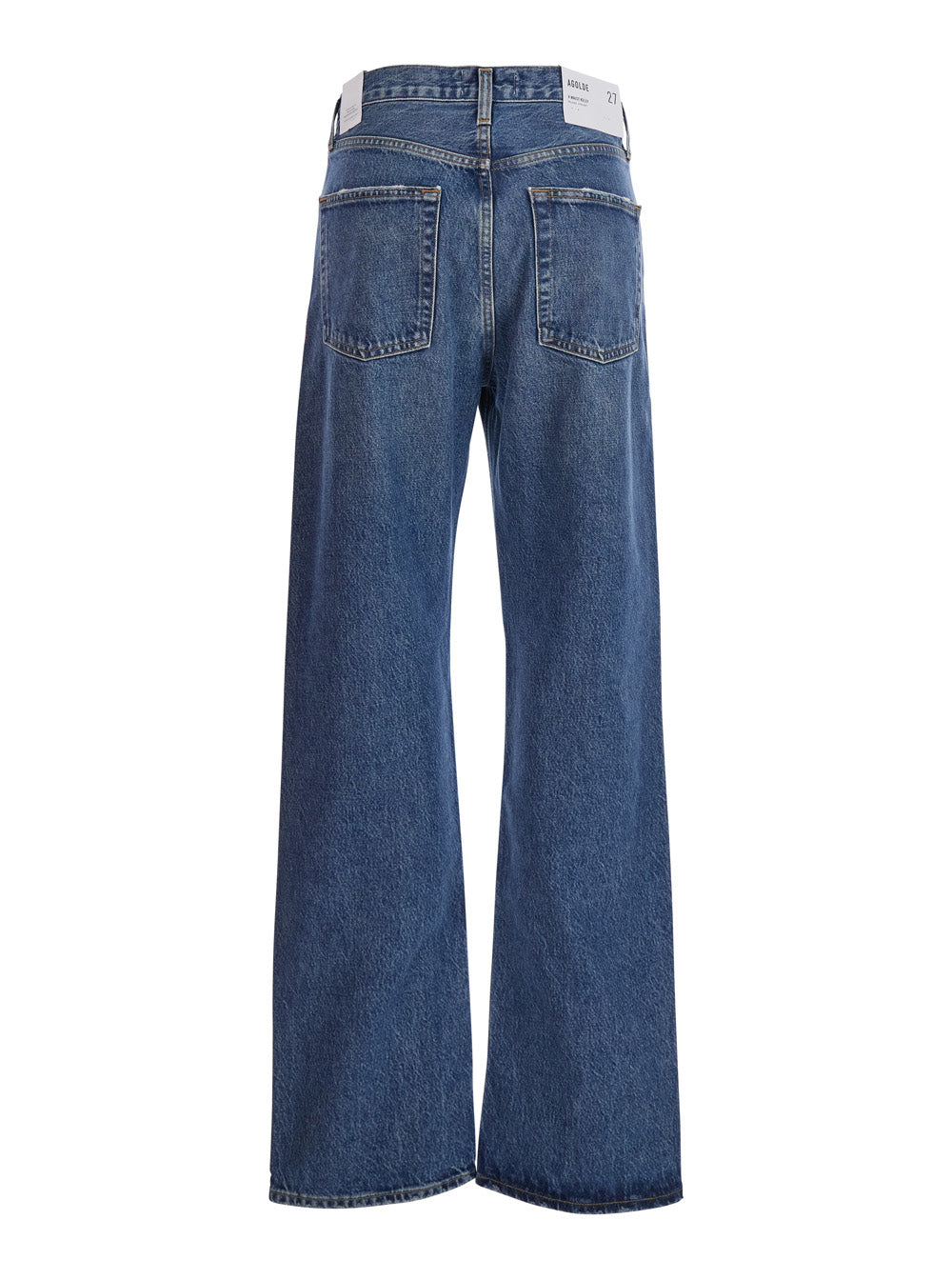 Blue Denim Jeans With Belt Loops