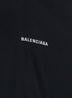Balenciaga Black High Neck Sweatshirt With Logo