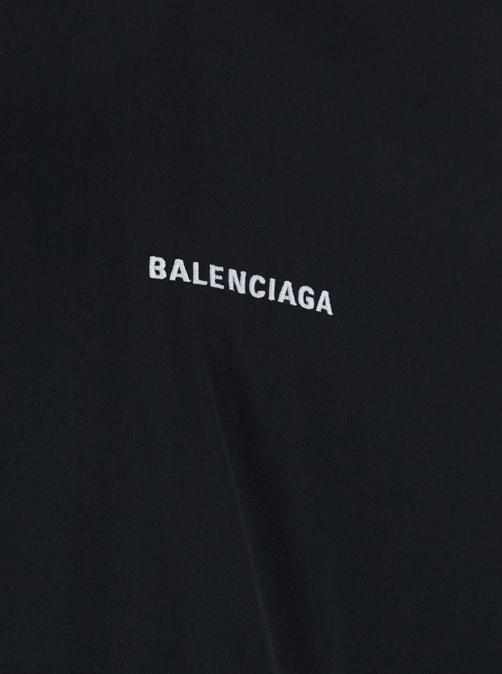 Balenciaga Black High Neck Sweatshirt With Logo